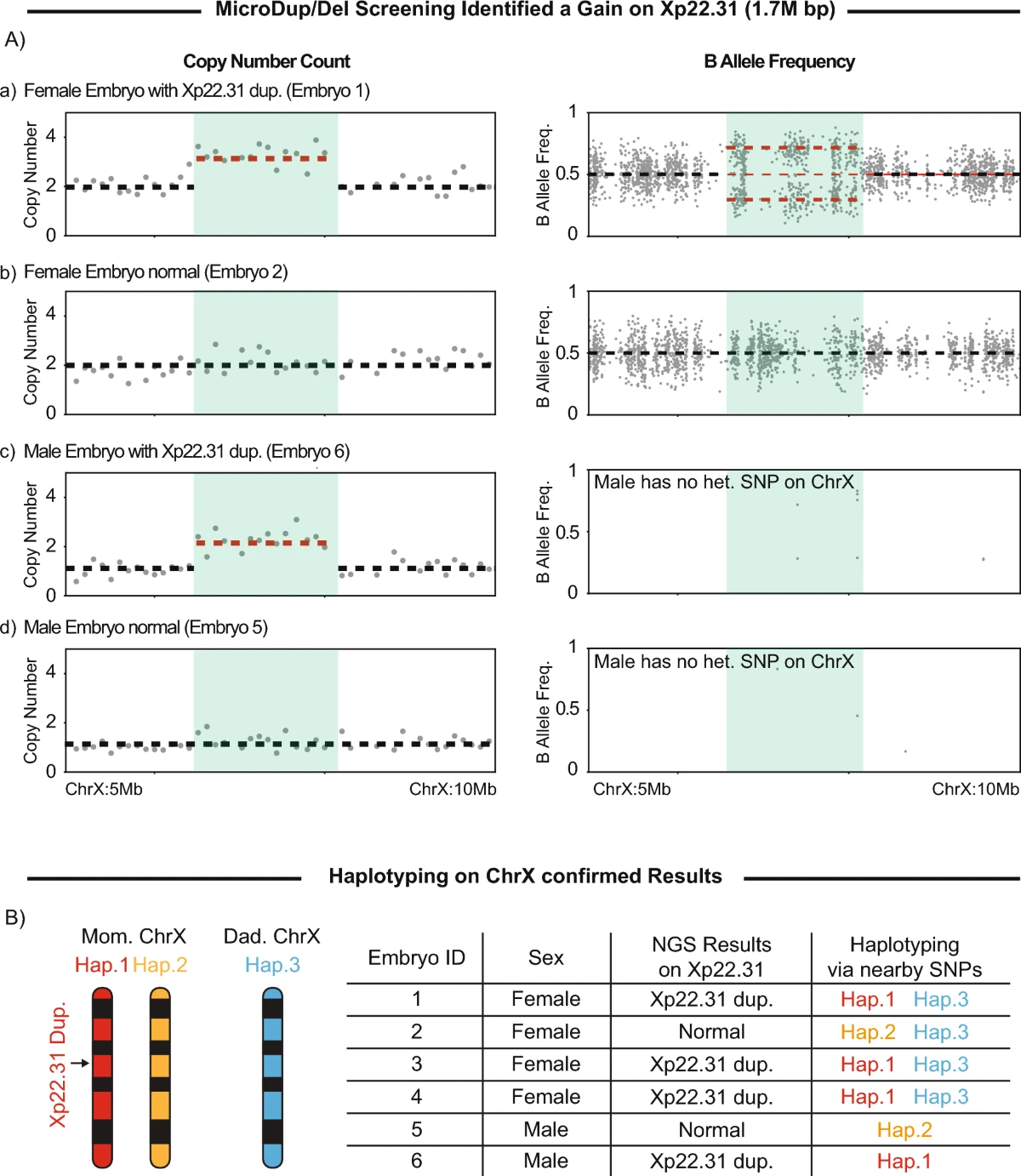 Application of microdeletion and microduplication screening in preimplantation genetic testing: a case report